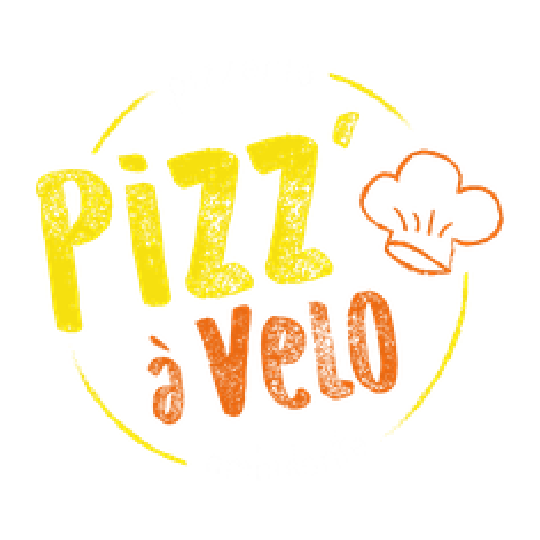 Le logo Pizz' à vélo