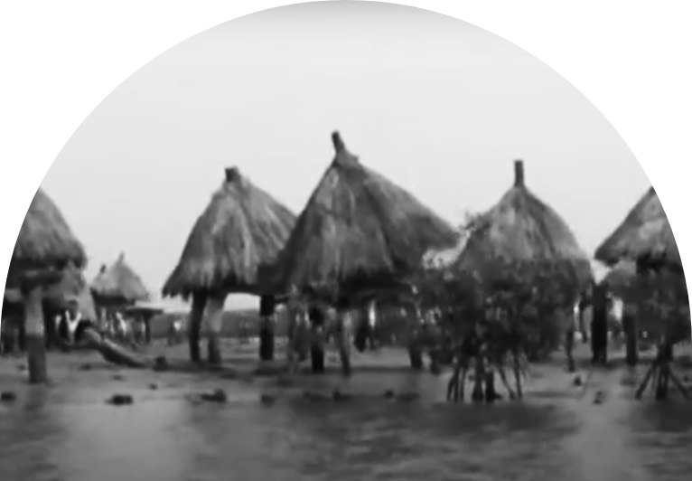 Huttes au Sénégal